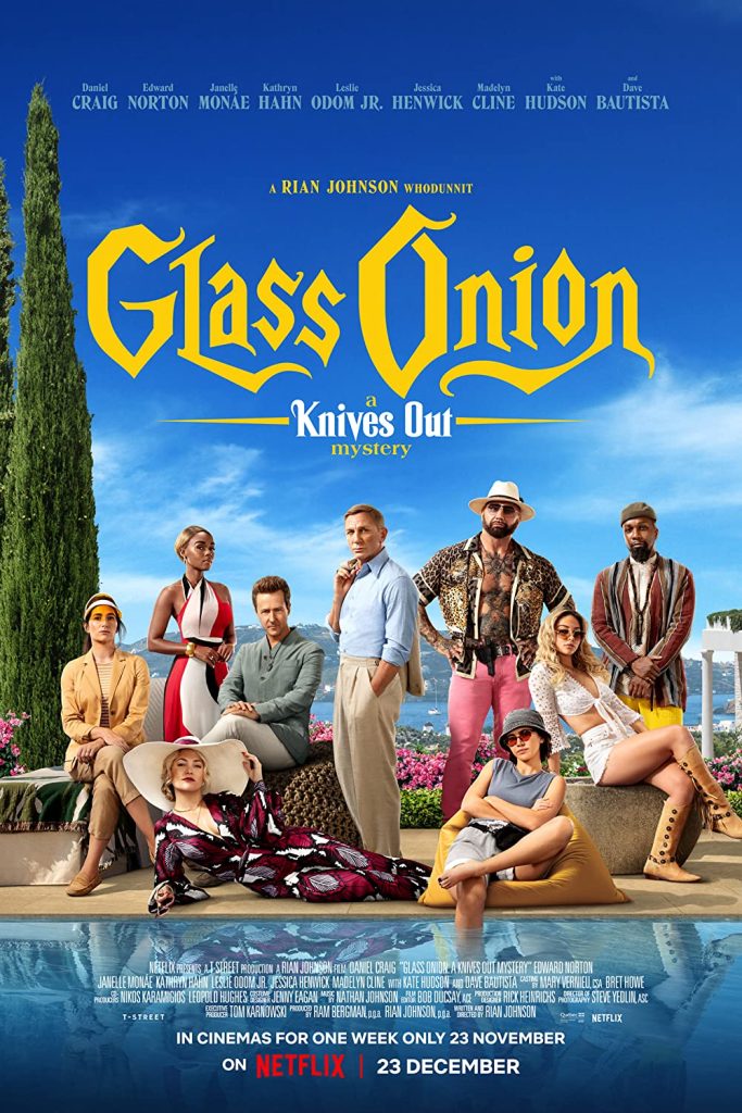 Glass Onion: A Knive's Out Mystery movie poster