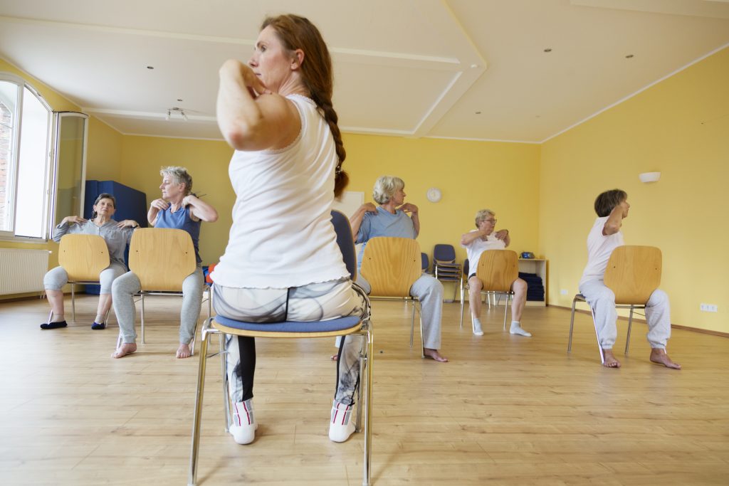 Gentle Chair Yoga For Seniors—With PDF - Better5.com